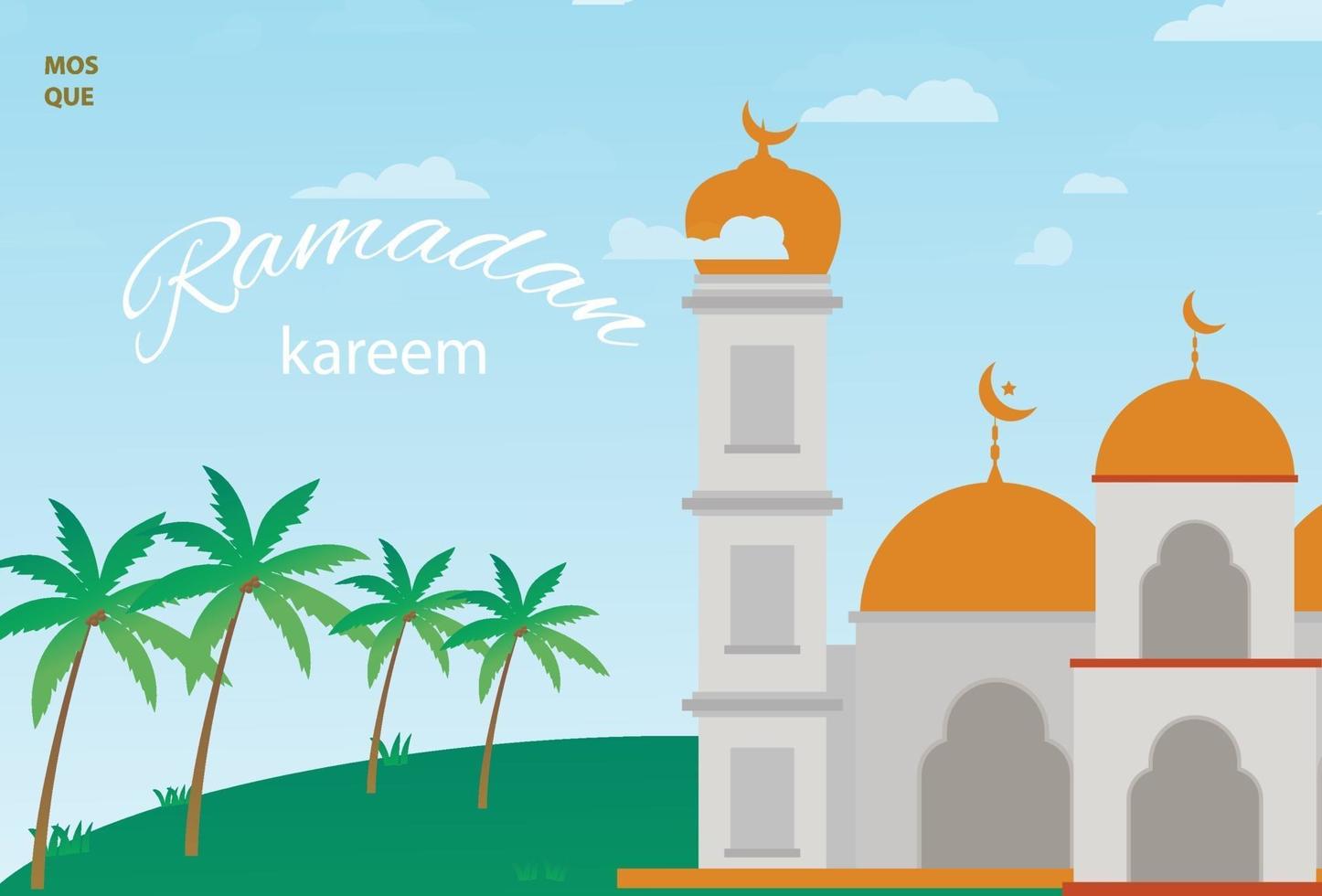 ramadan kareem background ilustração download arte vetor