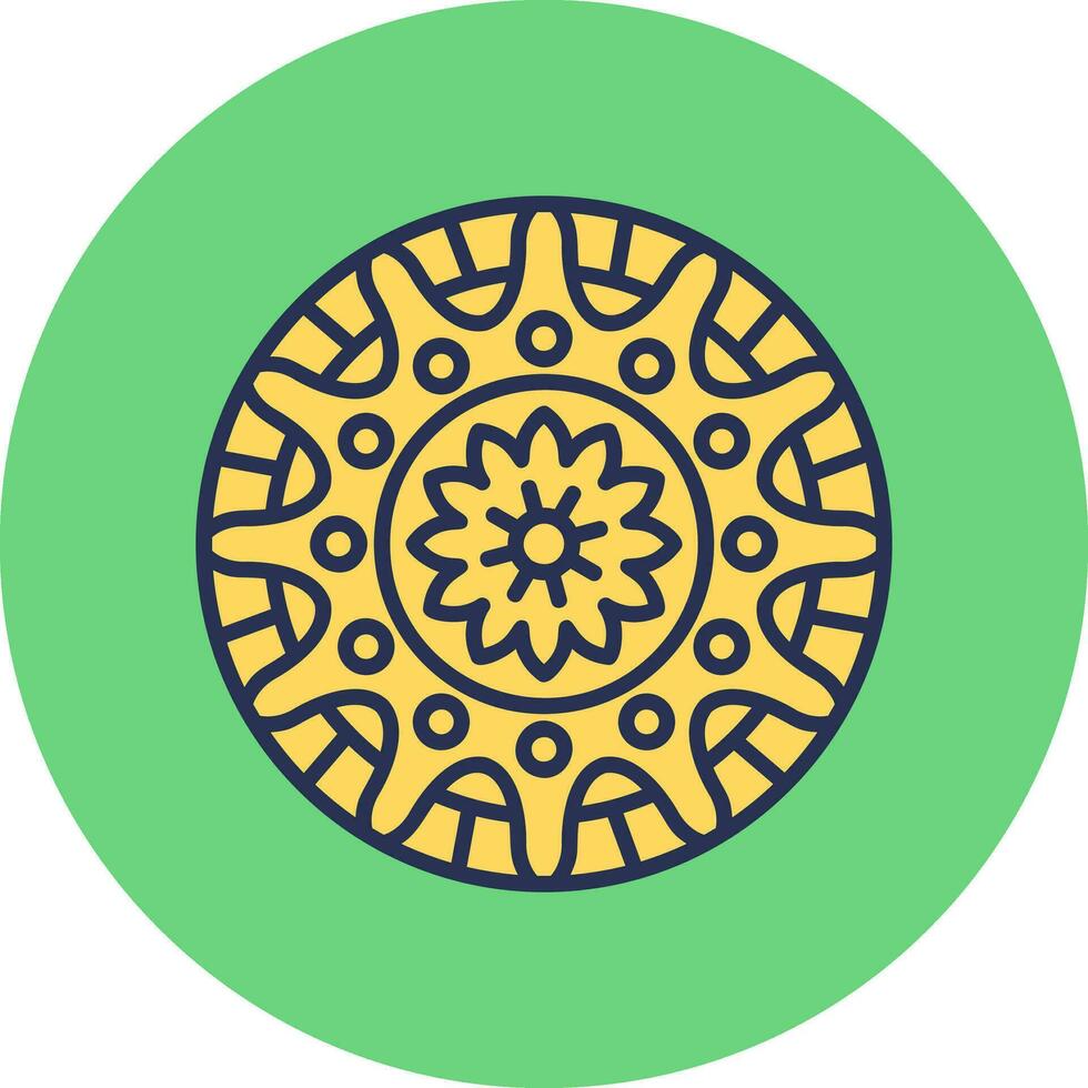 ícone de vetor de mandala