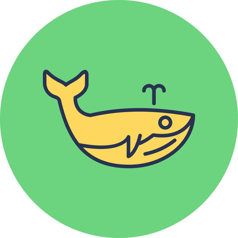 ícone de vetor de baleia