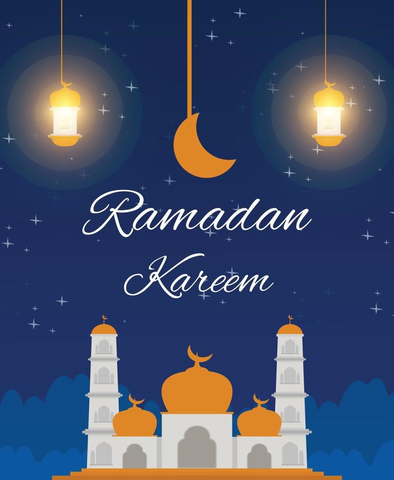 fundo islâmico ramadan kareem vector design download grátis