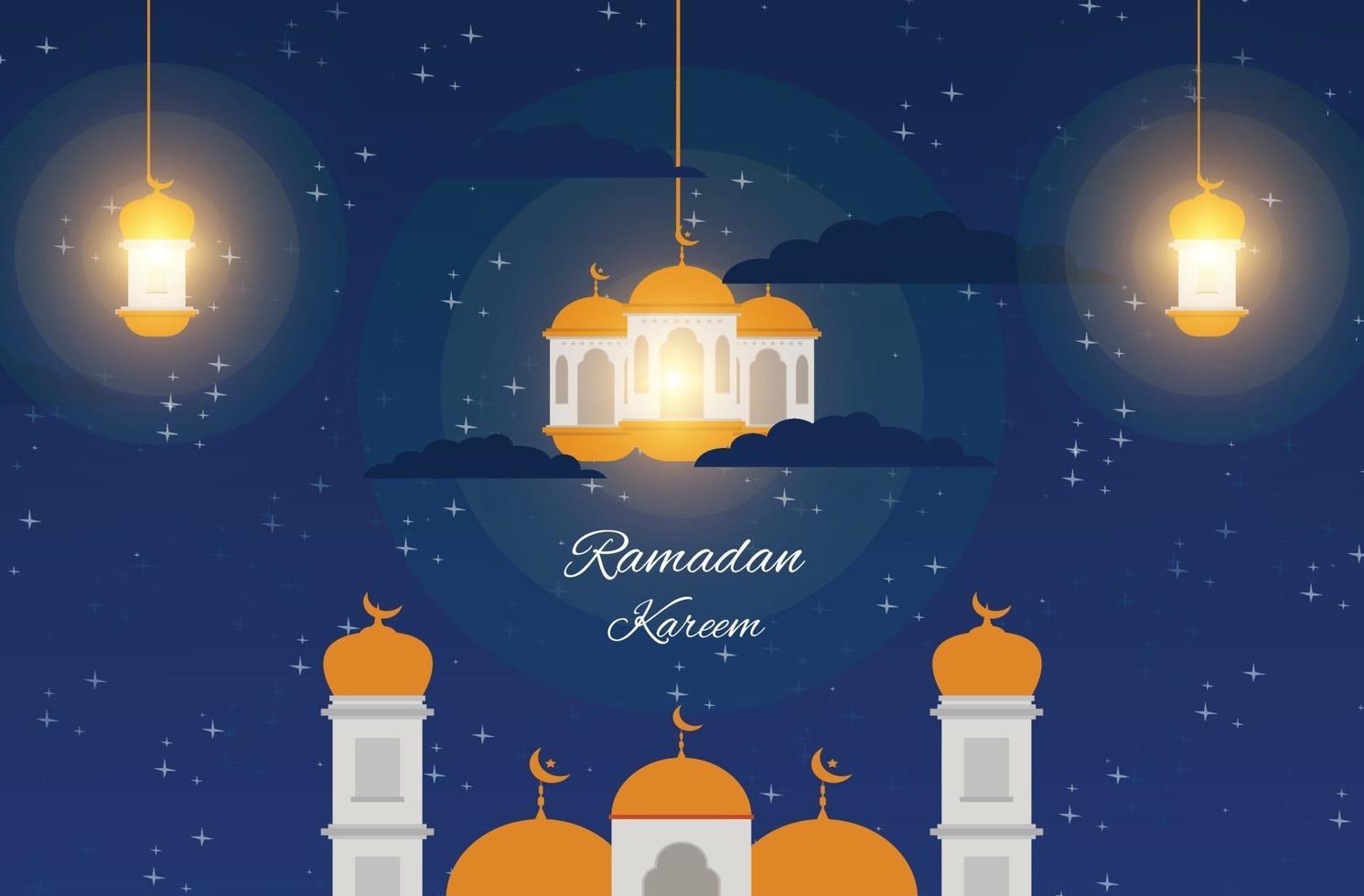 fundo islâmico ramadan kareem vector design download grátis
