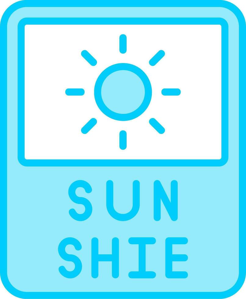 ícone de vetor de luz do sol