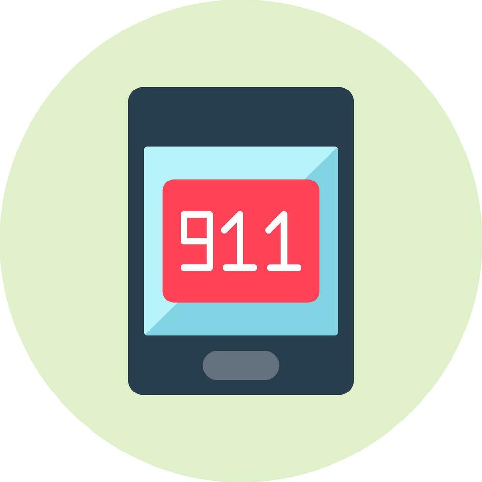 911 ligar vetor ícone
