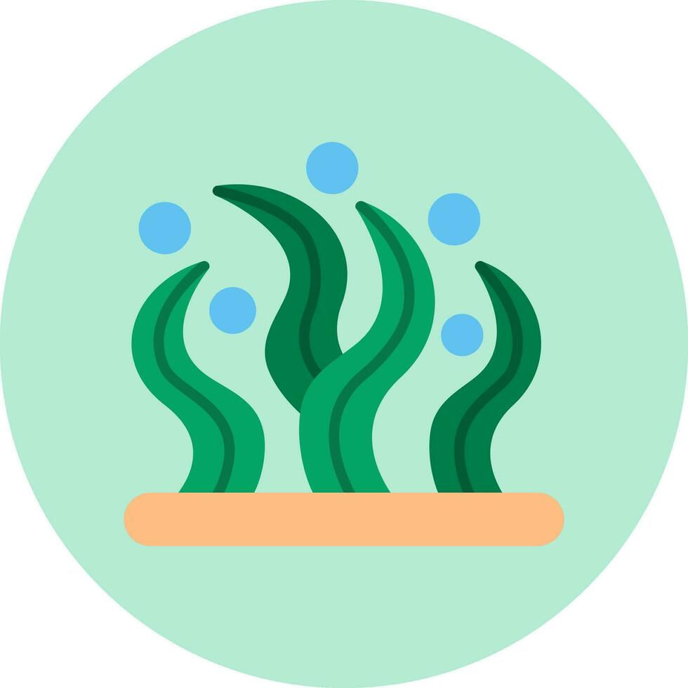 ícone de vetor de algas
