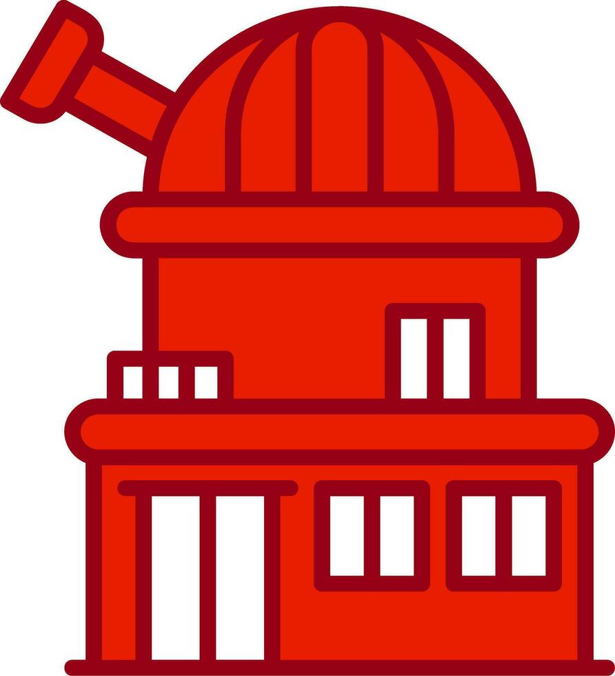 ícone de vetor do observatório