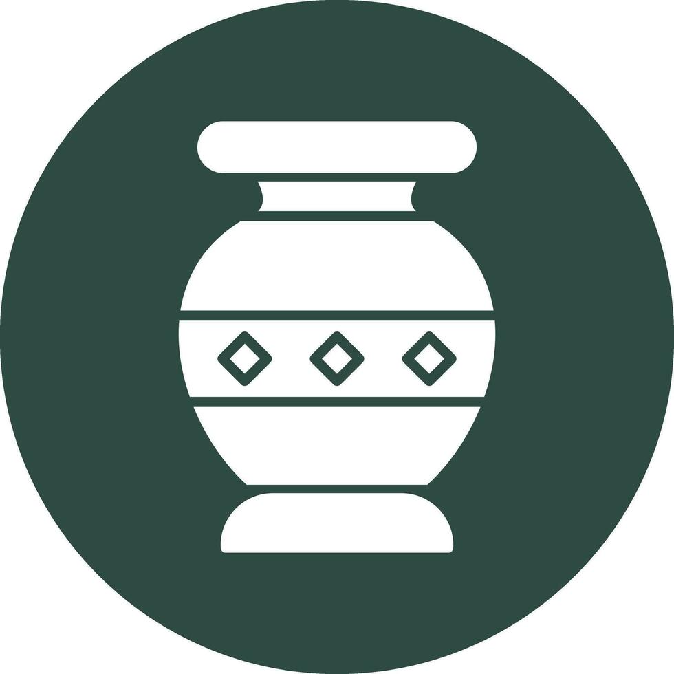 ícone de vetor de vaso