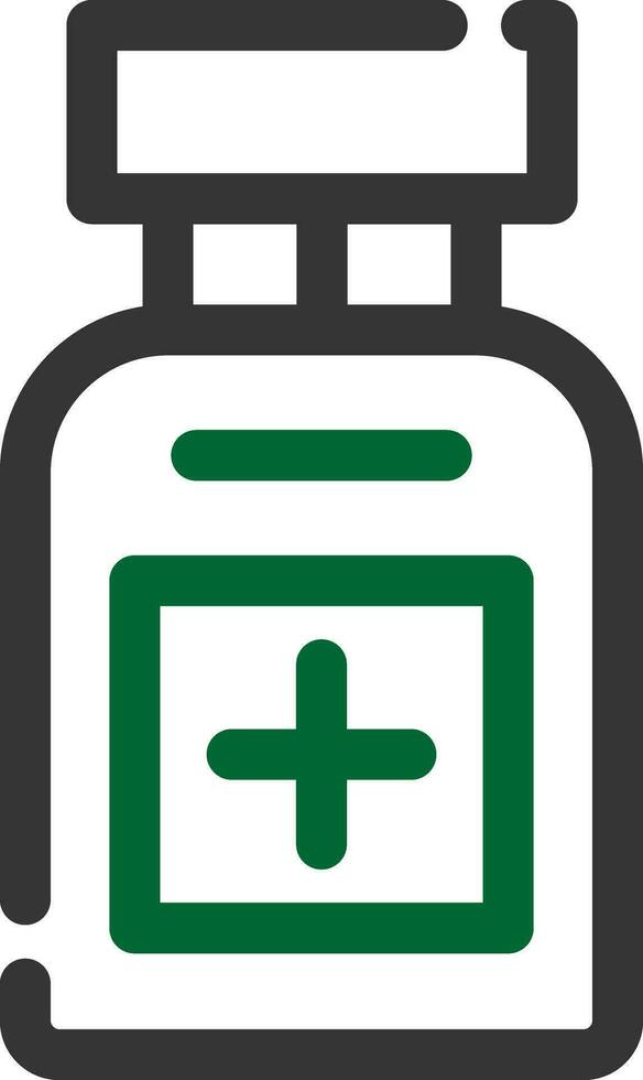 design de ícone criativo de medicação vetor