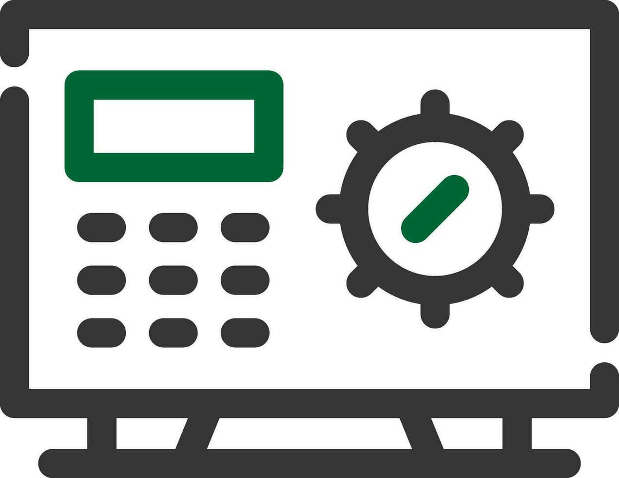 design de ícone criativo de caixa segura vetor