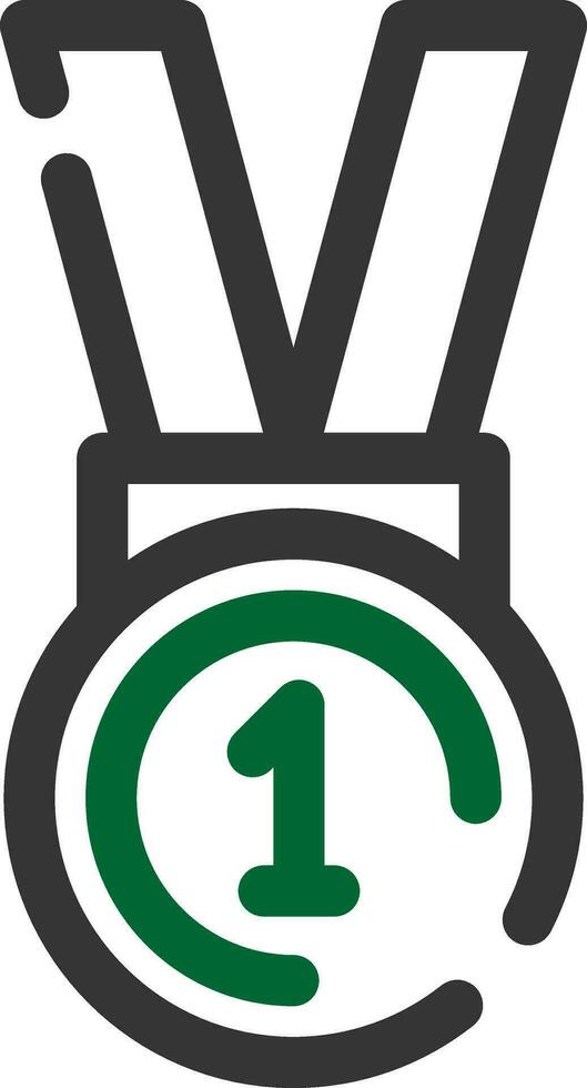 design de ícone criativo de medalha vetor