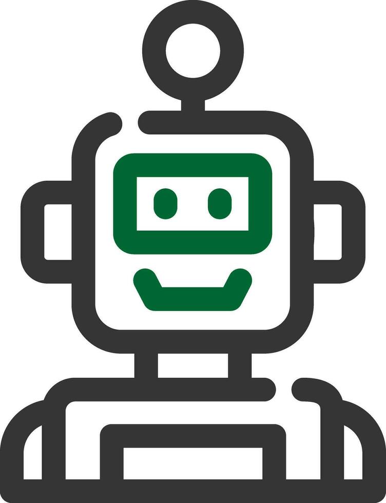 design de ícone criativo de bot vetor