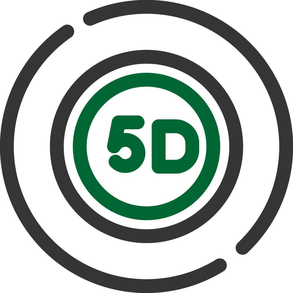 5d dados armazenamento criativo ícone Projeto vetor