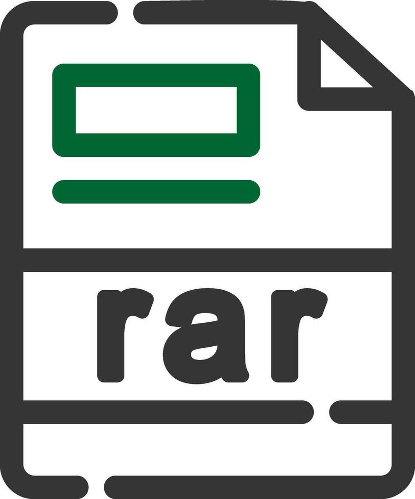 rar criativo ícone Projeto vetor