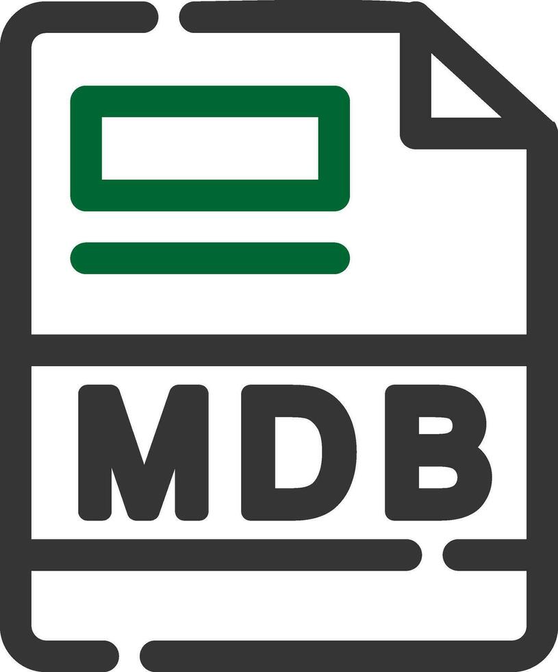 mdb criativo ícone Projeto vetor