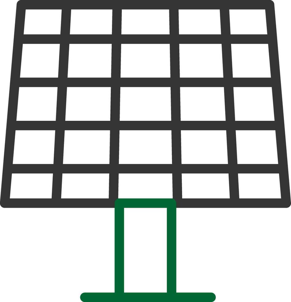 design de ícone criativo de painel solar vetor