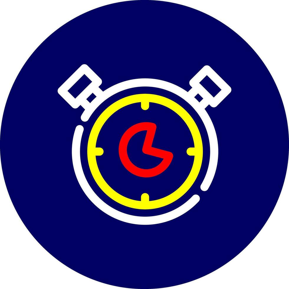 design de ícone criativo de cronômetro vetor