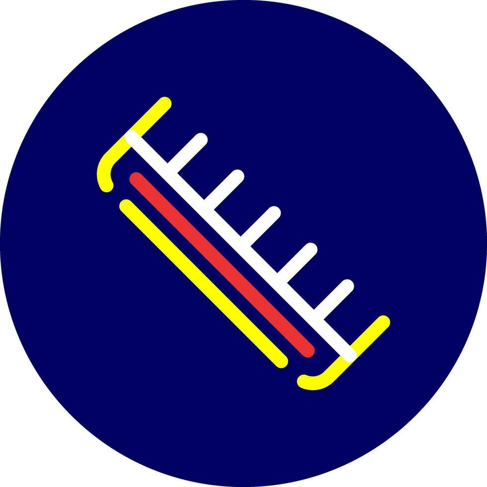 design de ícone criativo de pente vetor