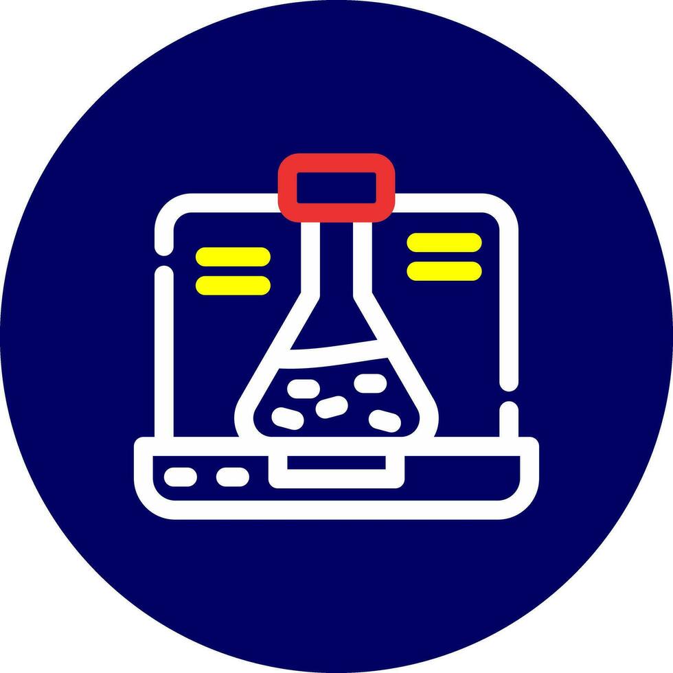 design de ícone criativo de química vetor