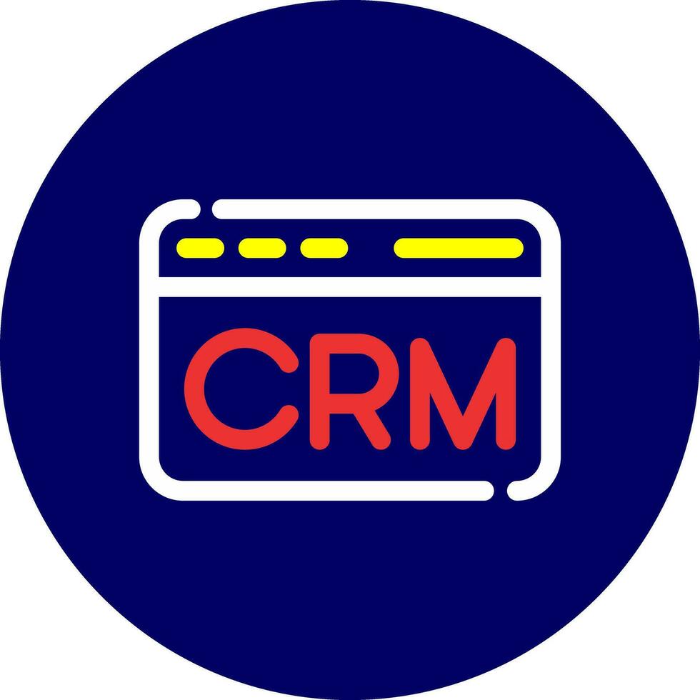 crm criativo ícone Projeto vetor