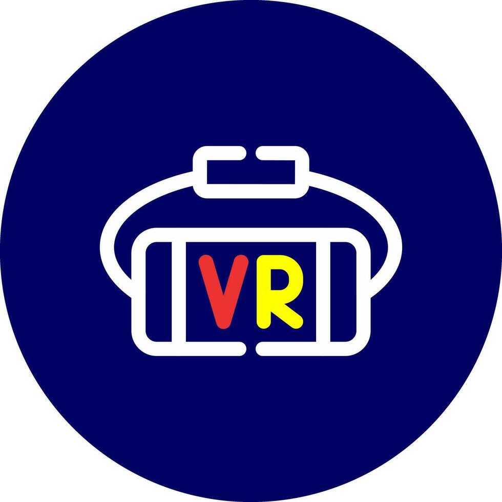 vr óculos criativo ícone Projeto vetor