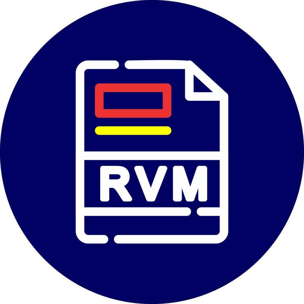 rvm criativo ícone Projeto vetor