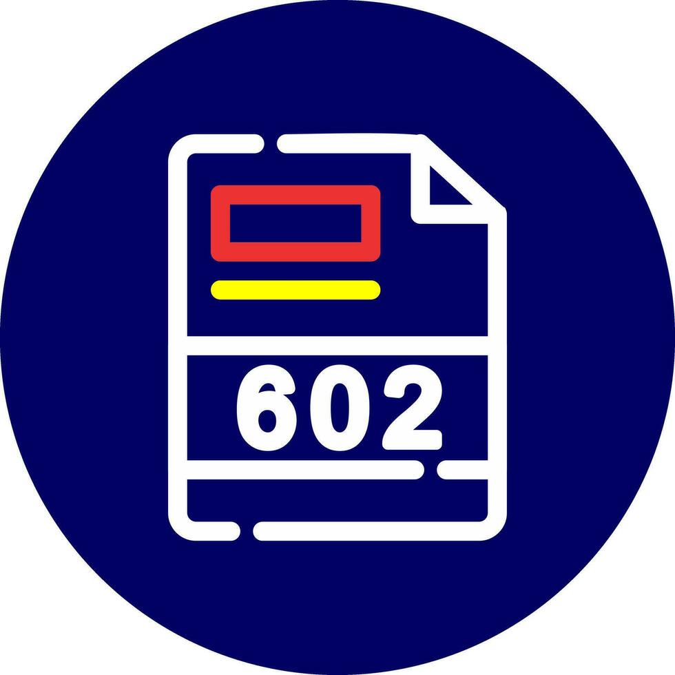 602 criativo ícone Projeto vetor