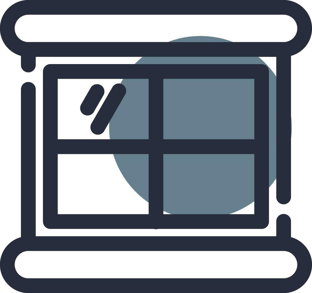 design de ícone criativo de janela vetor