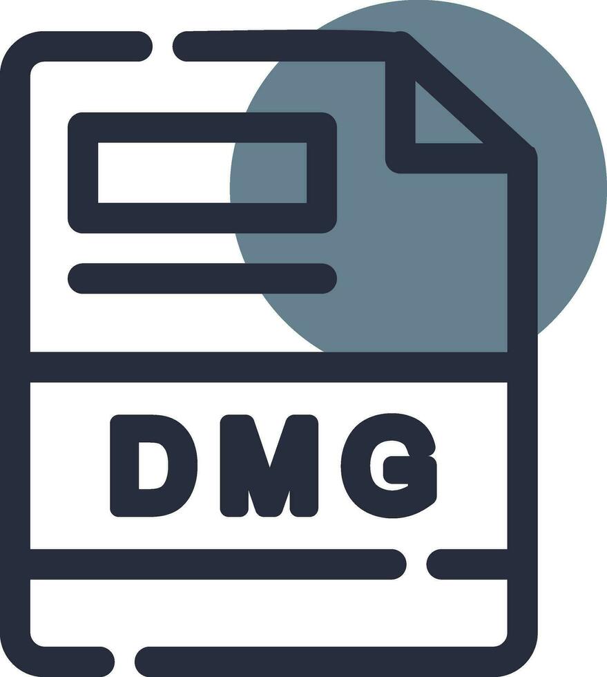 dmg criativo ícone Projeto vetor