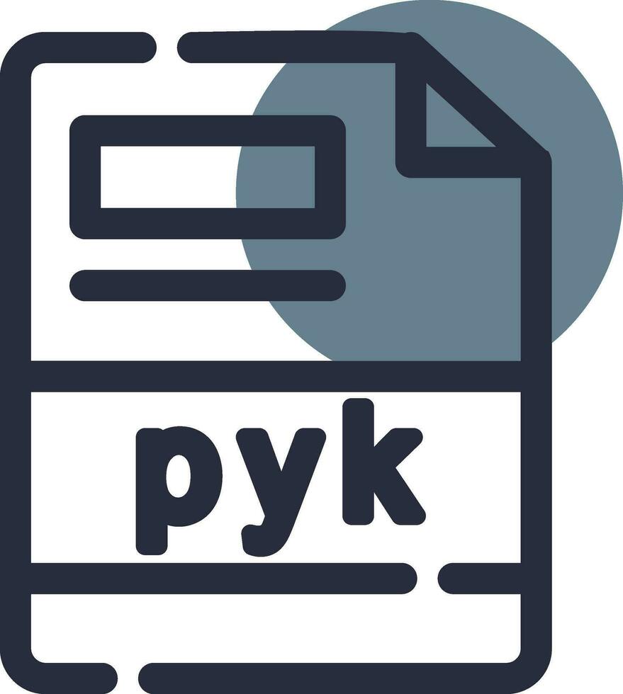 pyk criativo ícone Projeto vetor