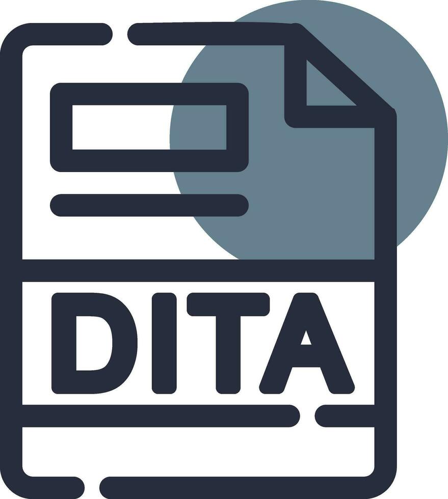 dita criativo ícone Projeto vetor