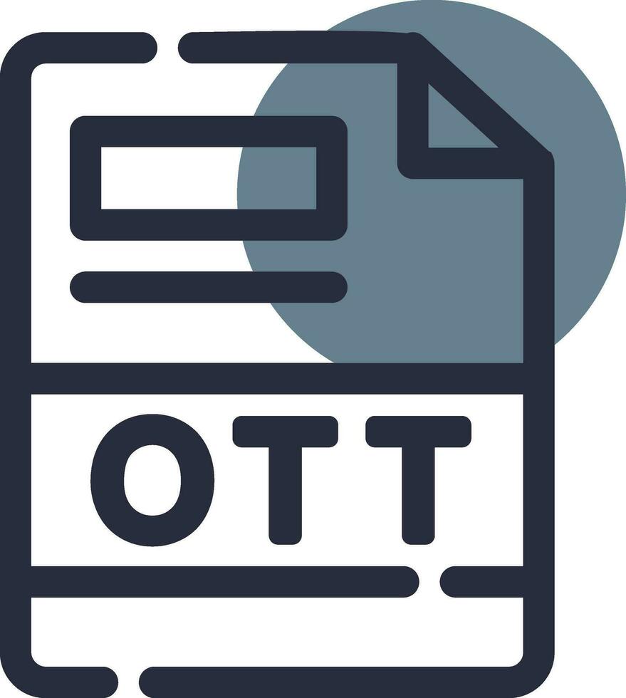 ott criativo ícone Projeto vetor