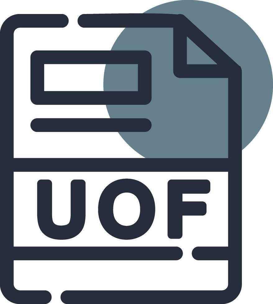 uof criativo ícone Projeto vetor