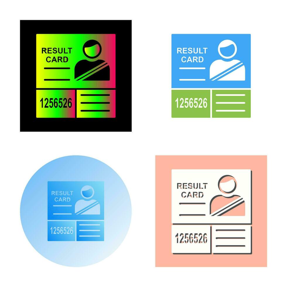 ícone de vetor de resultados de candidatos