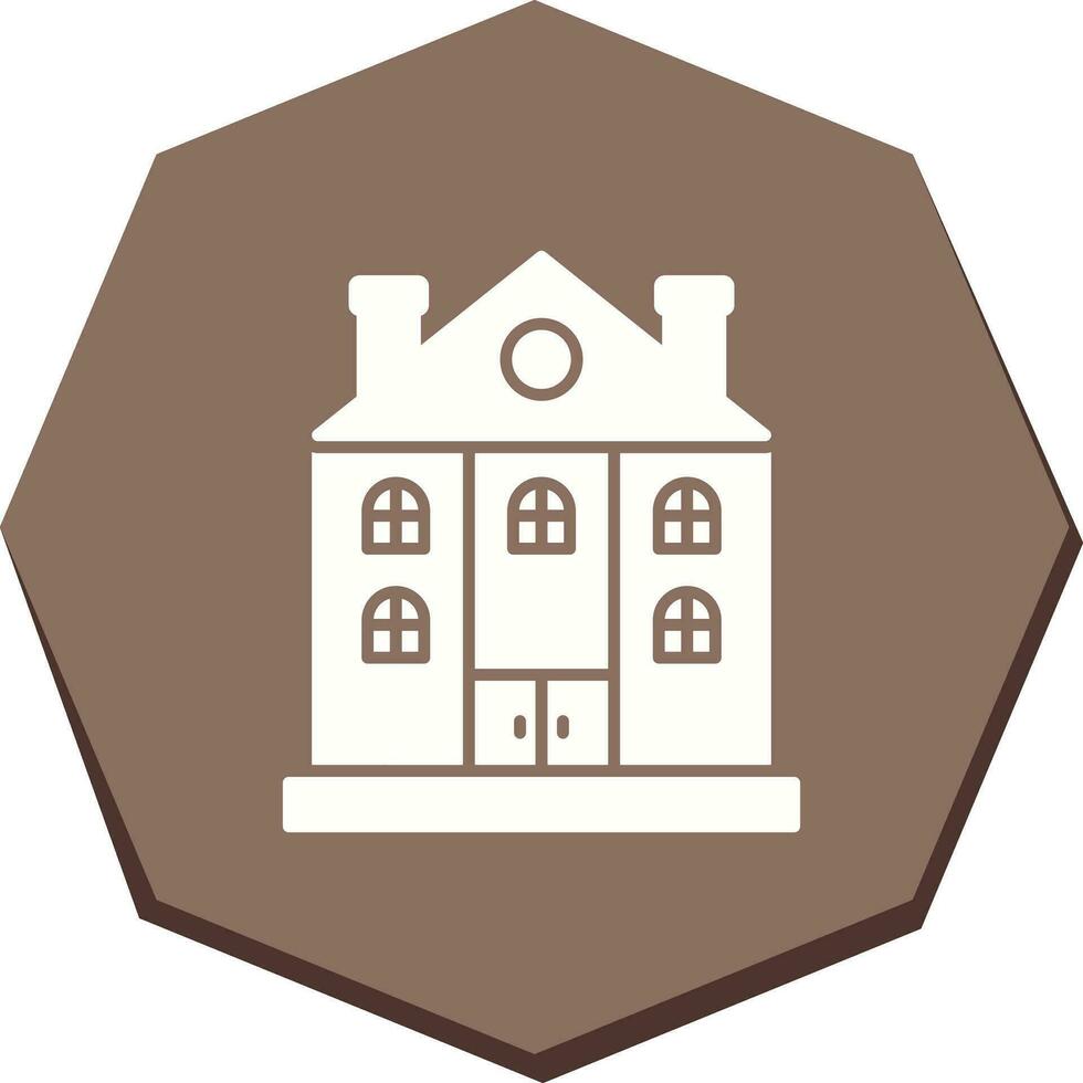 ícone de vetor de mansão