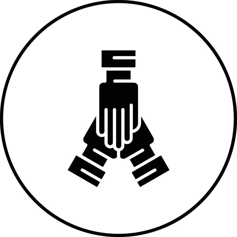 ícone de vetor de colaboração