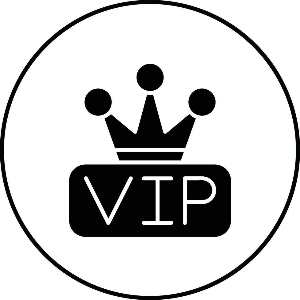 ícone de vetor vip