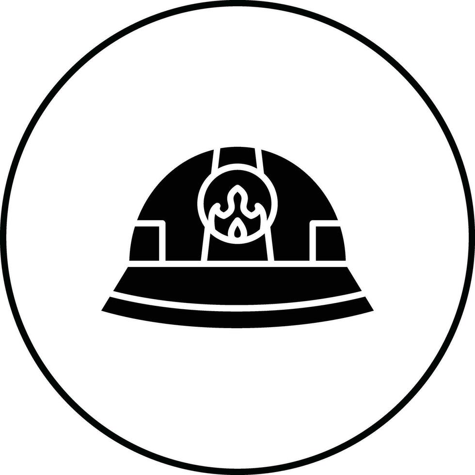 bombeiro capacete vetor ícone