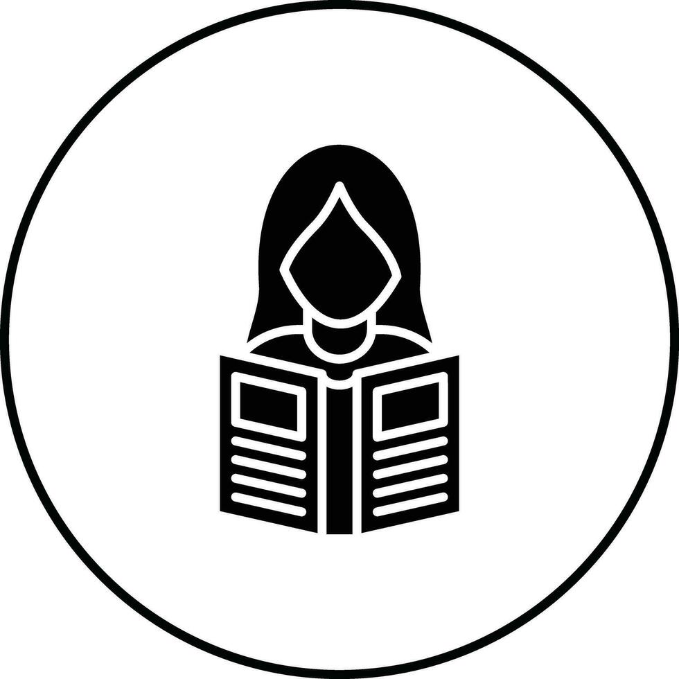 mulheres lendo livro vetor ícone