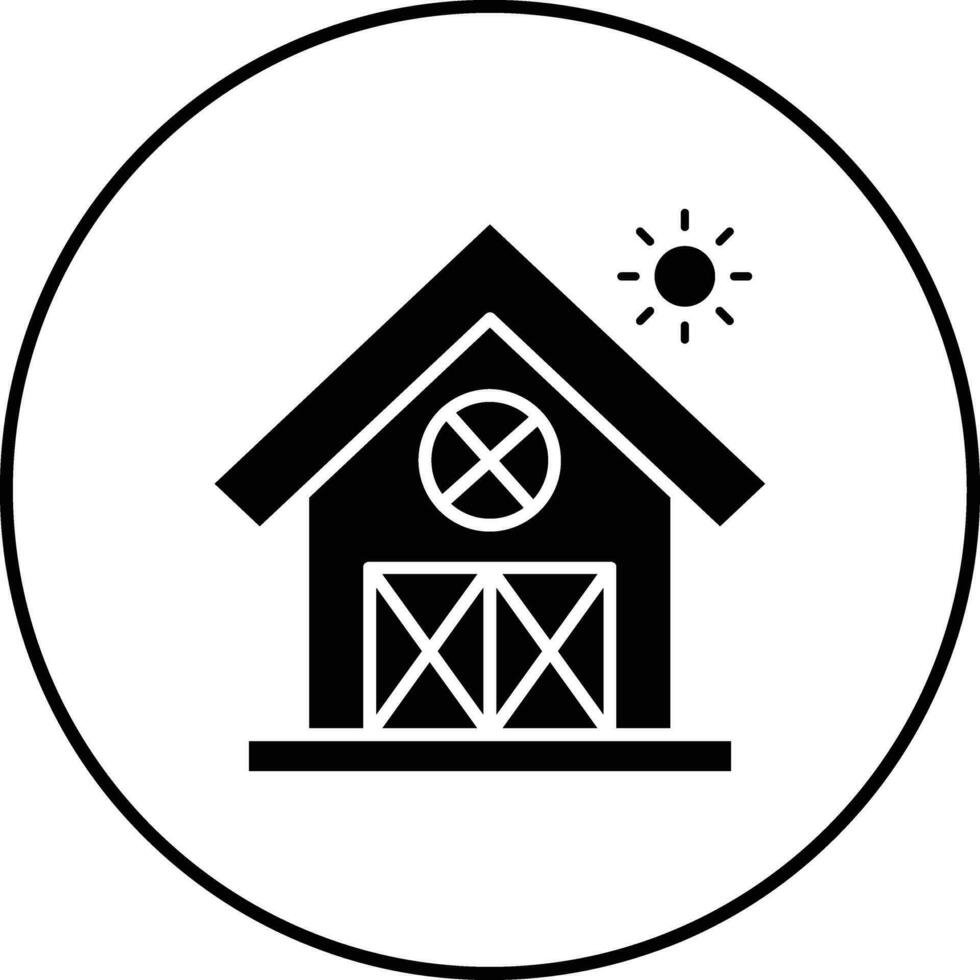 ícone de vetor de celeiro