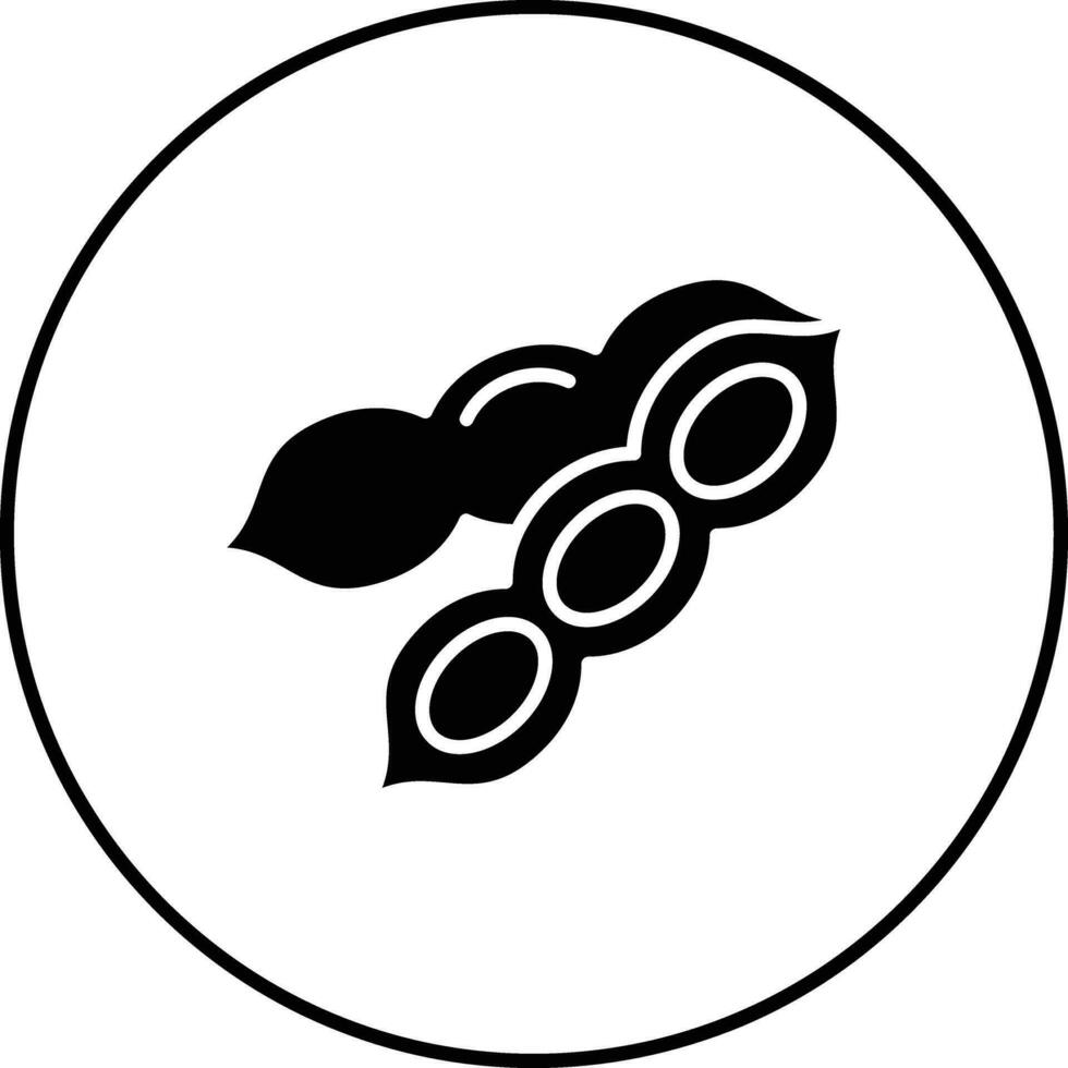 ícone de vetor de ervilhas