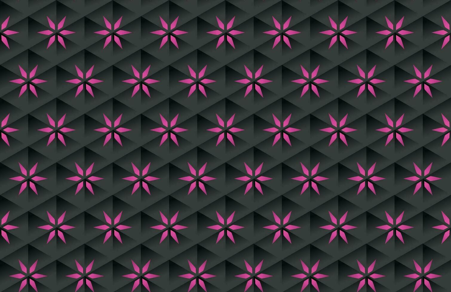 luxo geométrico abstrato Preto fundo textura com néon luz vetor