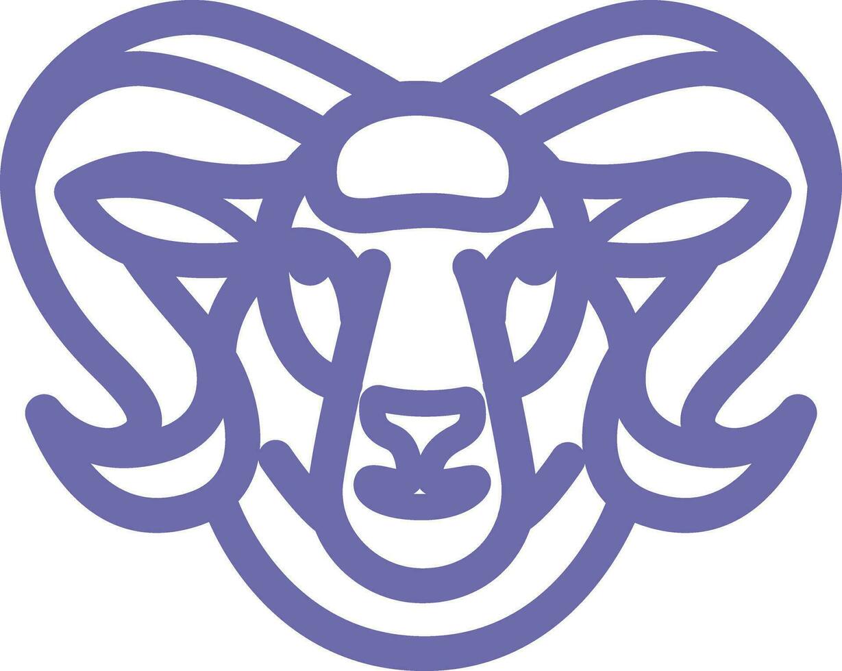 design de ícone de ovelha vetor