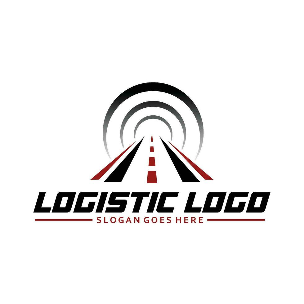 logístico transporte logotipo usava para logística transporte empresas vetor