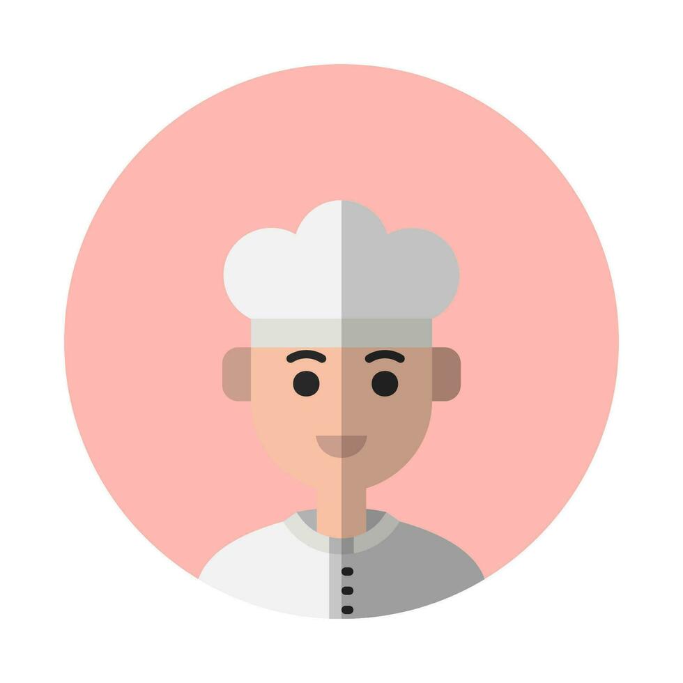 chefe de cozinha avatar vetor ilustração