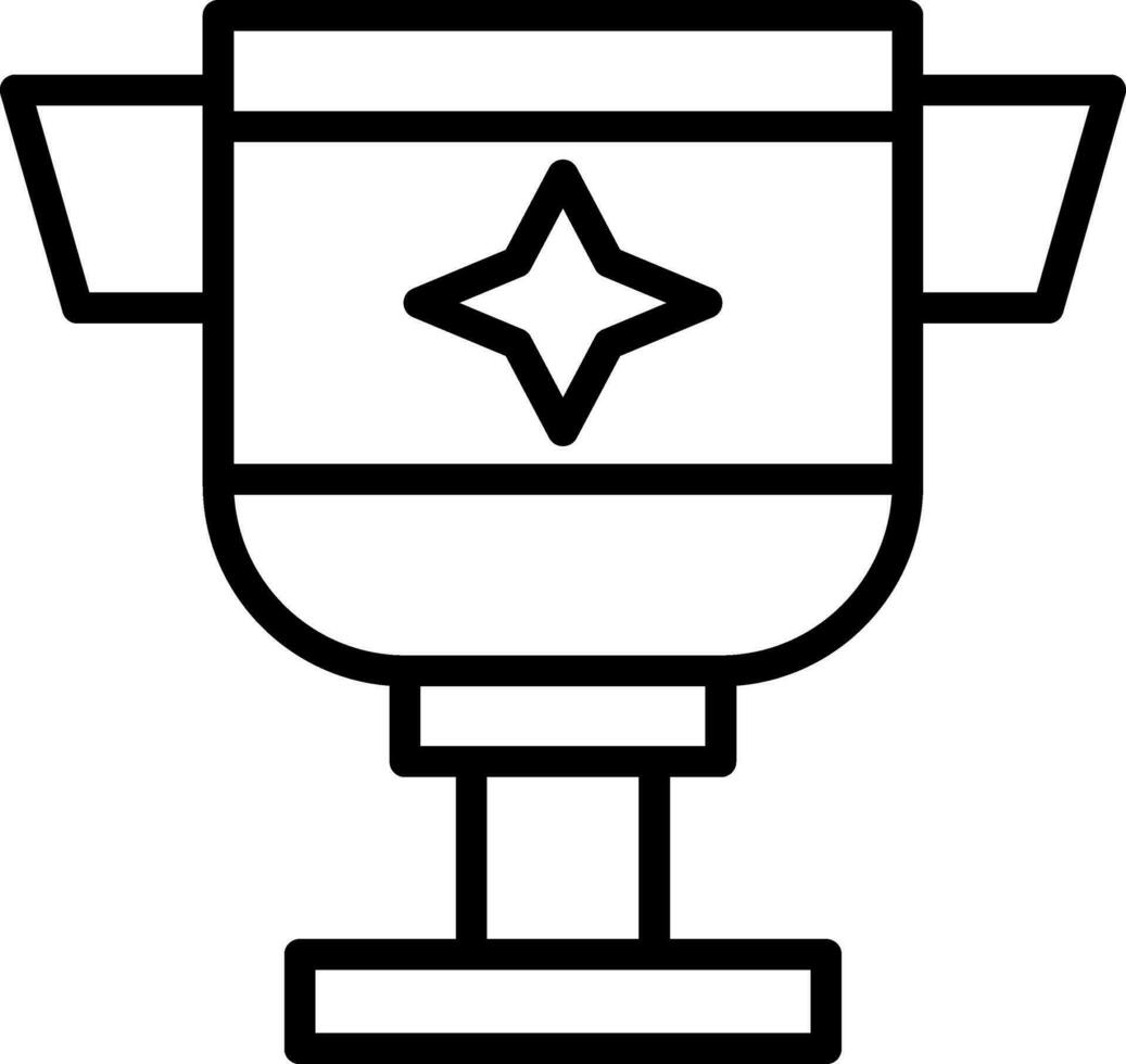 design de ícone de vetor de troféu