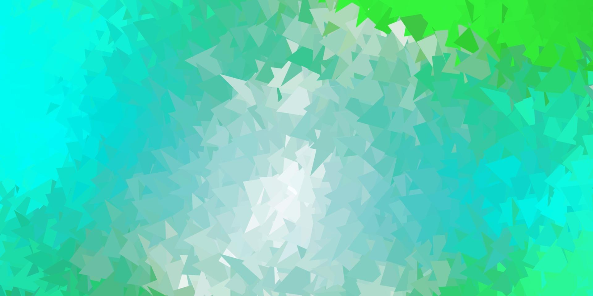 projeto poligonal geométrico do vetor verde claro.