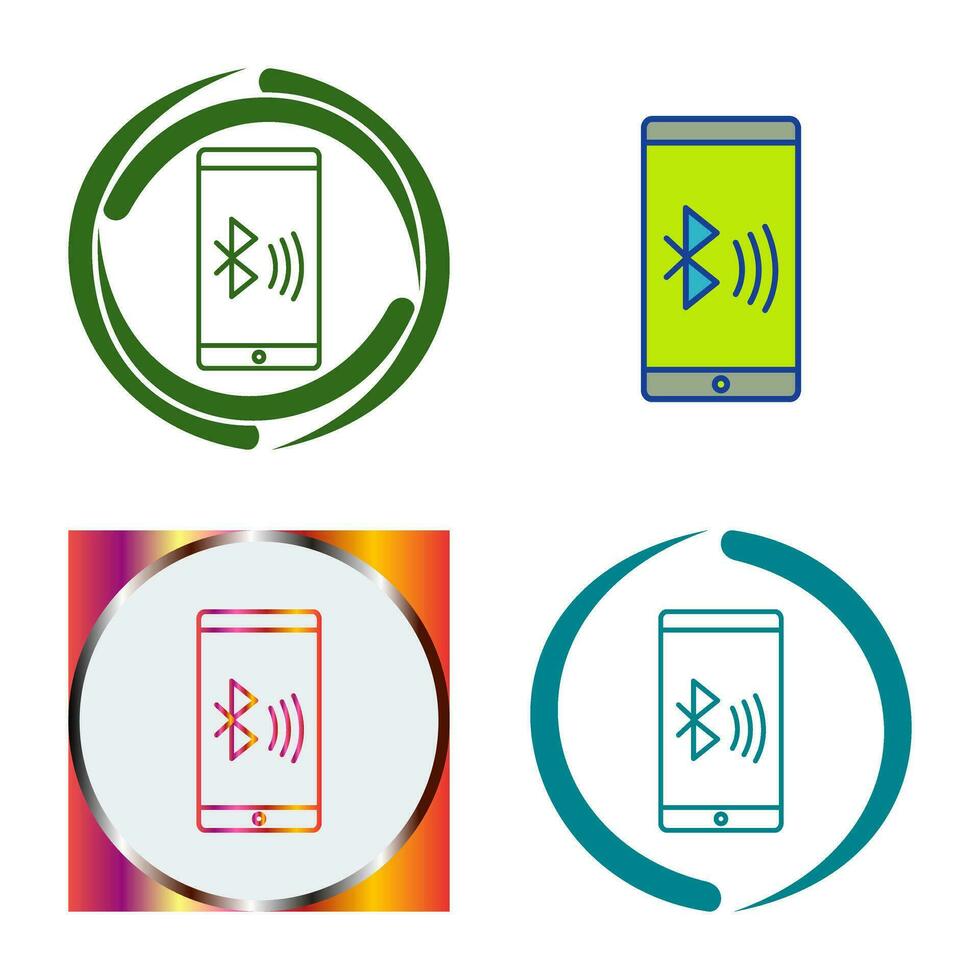 ícone de vetor de dispositivo conectado