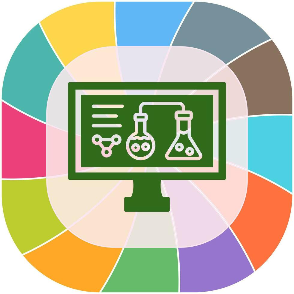 ícone de vetor de experimento