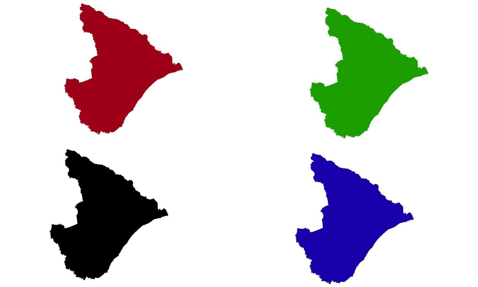 mapa da silhueta da cidade de aracaju no brasil vetor