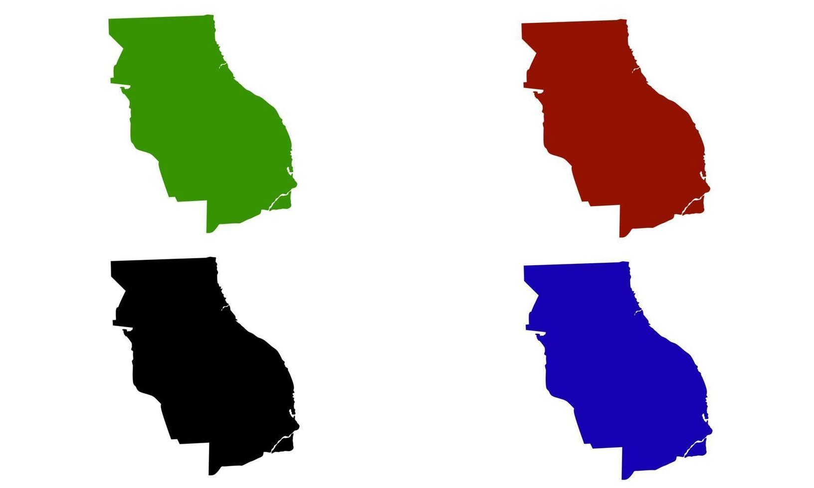 silhueta do mapa da cidade de rosário na argentina vetor