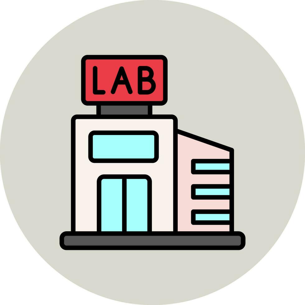 ícone de vetor de laboratório